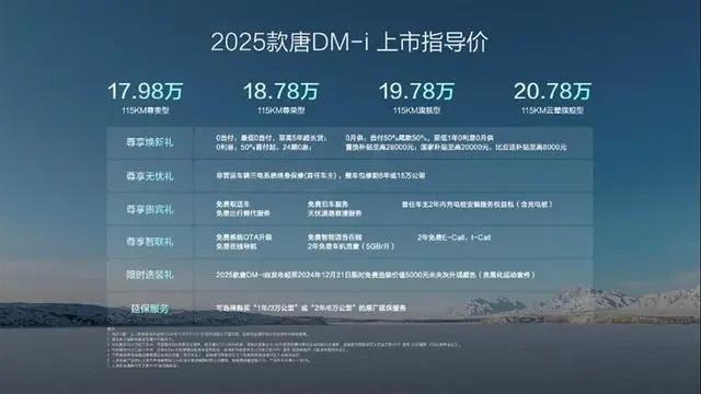 不只是省油 2025款比亚迪唐dm-i购车指南