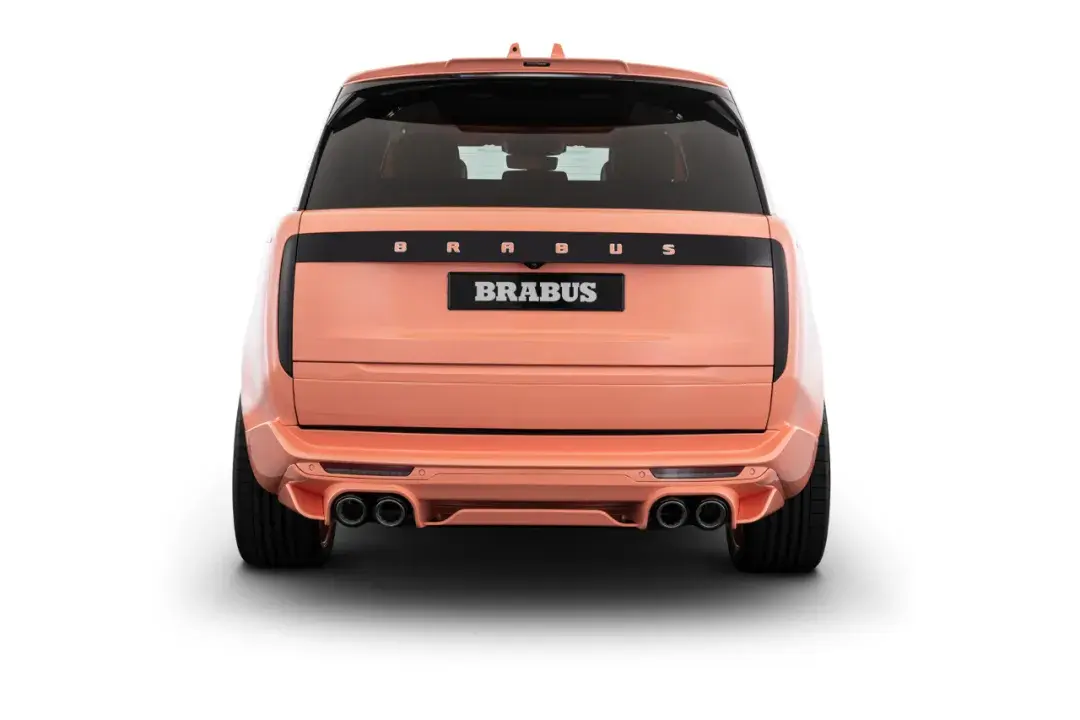 brabus巴博斯改装了路虎揽胜,而且还是粉色的!
