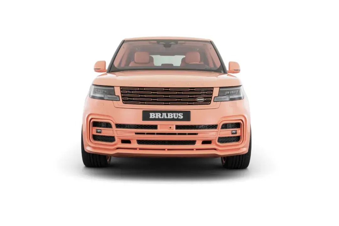 brabus巴博斯改装了路虎揽胜,而且还是粉色的!